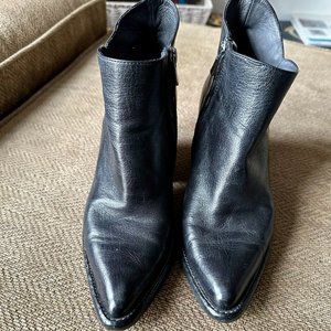 Duca Del Nord - black ankle cowboy boots